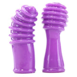 Climax Ribbed Twist Tips in Purple