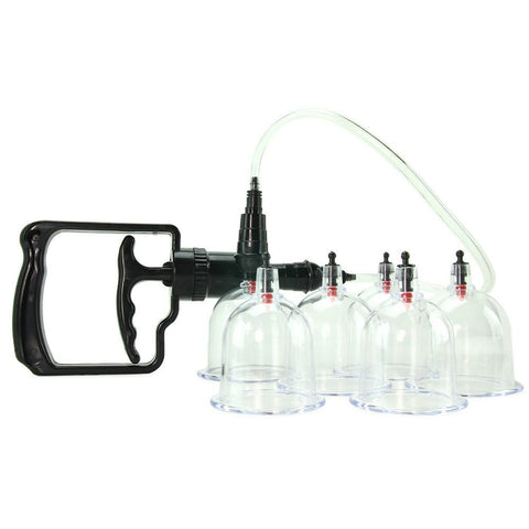 Fetish Fantasy Beginner's 6PC Cupping Set in Clear