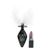 Bunny Tail Glass Plug in Large