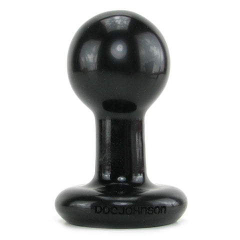 Round Butt Plug Small in Black