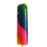 Rainbow Fruity Flavored Jumbo Cock Pop