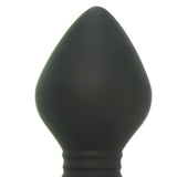Velvet Plush Silicone Expander Plug in Black