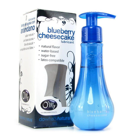 Flavored Lubricant in Blueberry Cheesecake