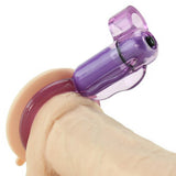 Opium Vibrating Pleasure Ring in Purple