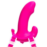 Mood Strapping Silicone Dual Strap On Vibe in Pink