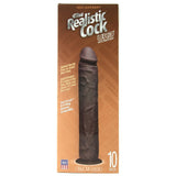 The Realistic 10 Inch UR3 Vac-U-Lock Cock in Black