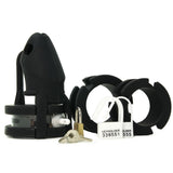 Sado's Shadow Locking Silicone Male Chastity Device