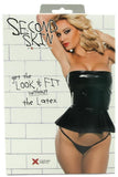 Strapless Peplum Top with G-String in L/XL