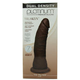 TRUSKYN The Tru Ride Slim 7 Inch Dildo in Chocolate