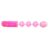 Waterproof Flexible Vibrating Anal Beads in Pink