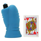 UR3 Vibrating Thick Ribs Stroker in Blue
