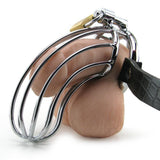 Extreme The Prisoner Steel Cock Cage Chastity Belt