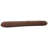 16" Thick Double Dildo in Brown