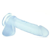 Crystal Jellies 6 Inch Ballsy Cock in Clear