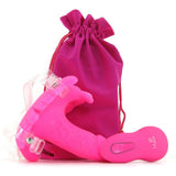 WB1 Wireless Butterfly Strap-On Vibe in Neon Pink