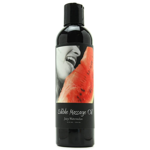 Edible Massage Oil 8oz/236ml in Watermelon
