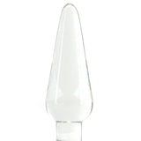 Blown Medium Spade Plug in Clear