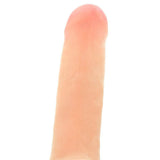 CyberSkin Slimline Cyber Cock with Balls in Light Flesh