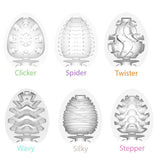 Egg Masturbator Assorted 6 Pack