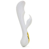 Sumo Sound Responsive Silicone Rabbit Vibe in White