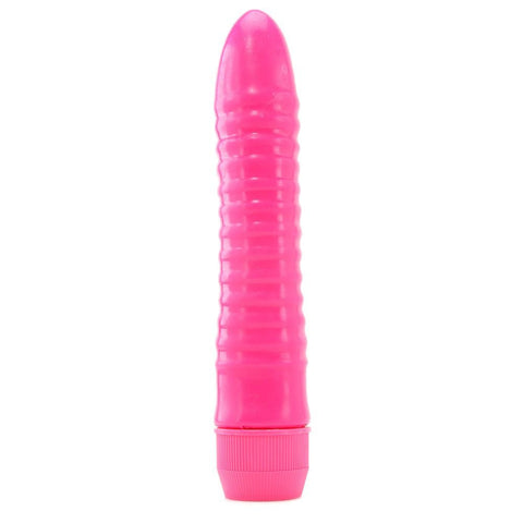 Neon Ribbed Rocket Vibe in Pink