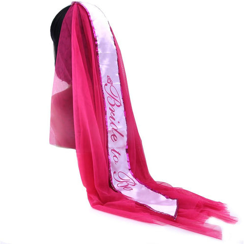 Bride-To-Be Veil in Pink