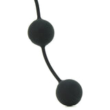 Mack Tuff Silicone Erotic Balls in Black