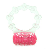 Color Pop Quickie Vibrating Cock Ring in Pink