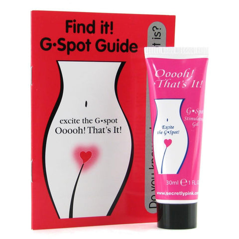 Ooooh! That's It! G-Spot Simulating Gel in 1oz/30ml