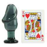 Cocky Boys Large Helmet Head Glass Plug in Black