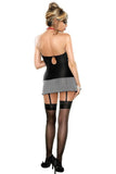 Bedroom Fantasy Cupless Secretary Costume in S/M