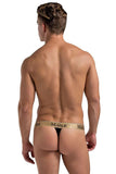 Classic Black Silk Micro Thong in L
