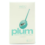 Plum Vibrating Kegel Ball in Tease Me Turqoise