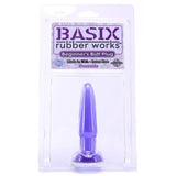 Basix Beginners Butt Plug in Purple