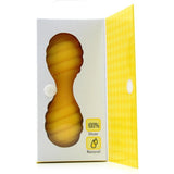 Twistty Silicone Duo Balls in Yellow