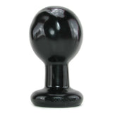 Round Butt Plug Large in Black
