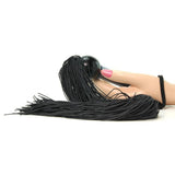 Large 22" Rubber Whip in Black