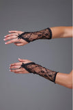 Lace Fingerless Gloves in OS