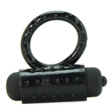 The Wingman Vibrating Cock Ring in Black