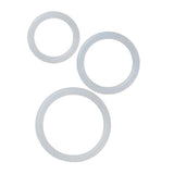 Silicone Support Rings in Clear