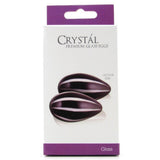 Crystal Premium Glass Eggs in Black