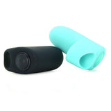 Ayu Mini Finger Vibe Set in Black and Tease Me Turquoise