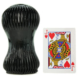 Renegade Grooved Pleasure Stroker in Black