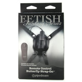 Fetish Fantasy Remote Butterfly Silicone Strap-On Vibe