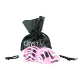 Crystal Premium Glass Eggs in Pink