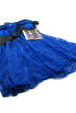 Electric Blue Babydoll & G-String in XL