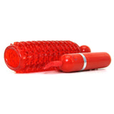 10 Function Adonis Vibrating Stroker in Red