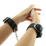 Bettie Page Wild 'n' Willing Wrist Cuffs in Black