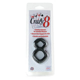 Crazy 8 Enhancer Ring in Black