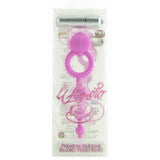 L'Amour Beaded Vibro Ring in Pink